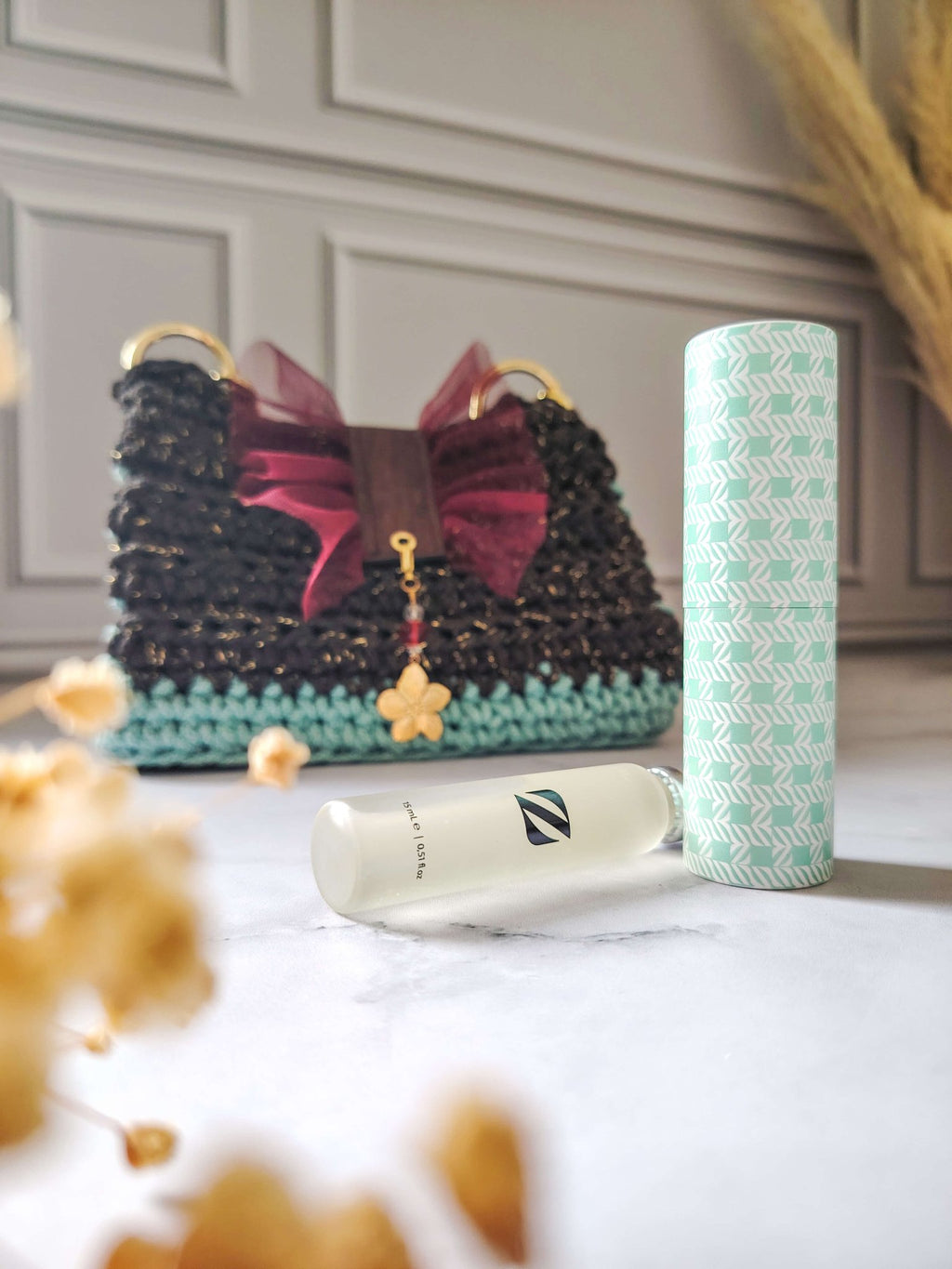 Kit Découverte Parfum - 4 recharges 15ml - Étui turquoise - Parfum femme - Irilena