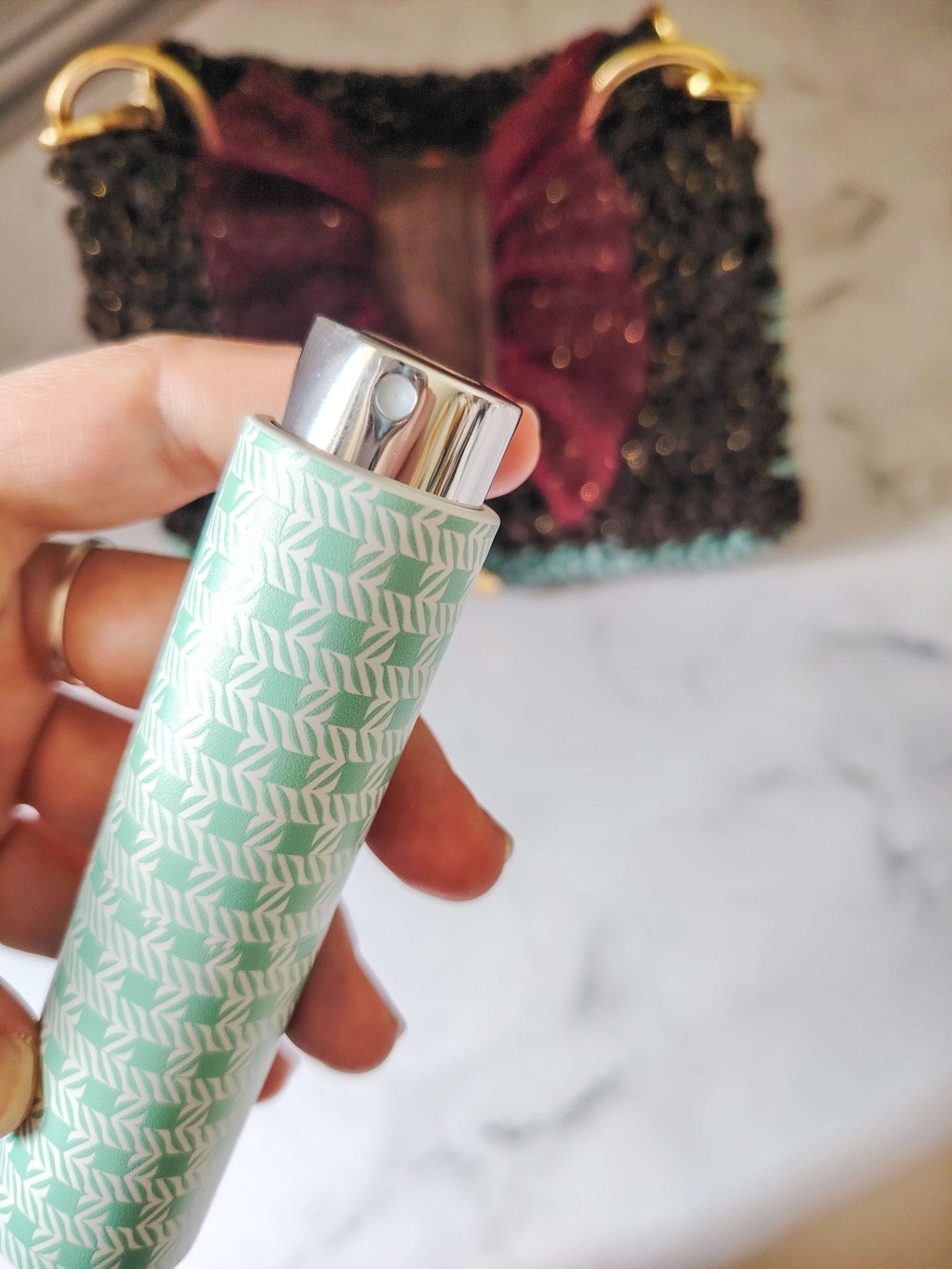 Kit Découverte Parfum - 4 recharges 15ml - Étui turquoise - Parfum femme - Irilena